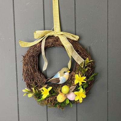 Satchville Decorative Bird Wreath from B&Q