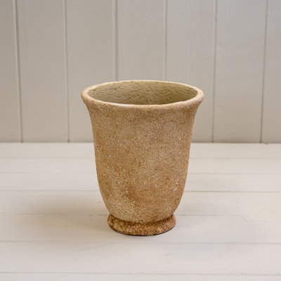Satchville Clay Cement Plant Pot from B&Q