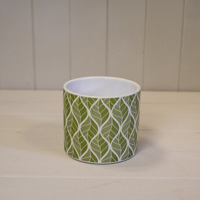 Satchville Ceramic Leaf Design Pot from B&Q