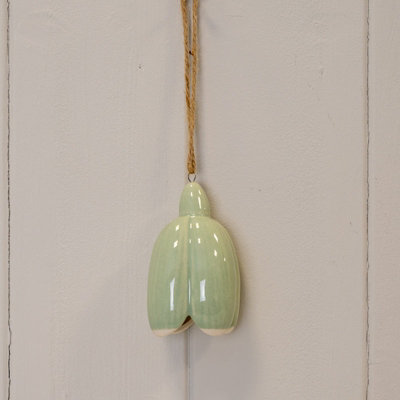  - Satchville Ceramic Hanging Flower Decoration