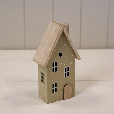  - Satchville Sage Green Wooden House