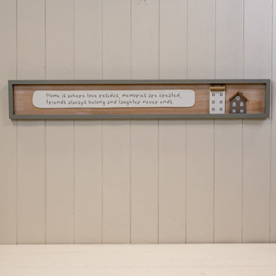  - Satchville Rectangle Wooden Home Sign