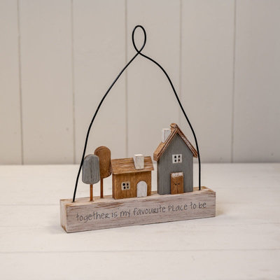  - Satchville Wooden Hanging Home Sign