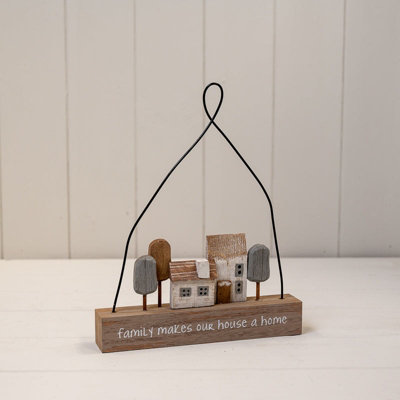  - Satchville Wooden Hanging Home Sign