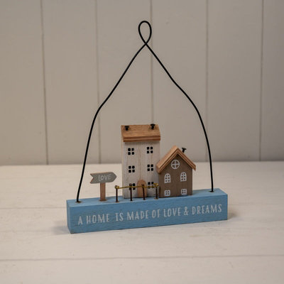  - Satchville Wooden Hanging Home Sign