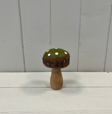  - Satchville Green Wooden Toadstool