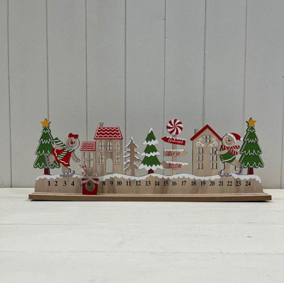 - Satchville Wooden Christmas Gingerbread Advent Calendar