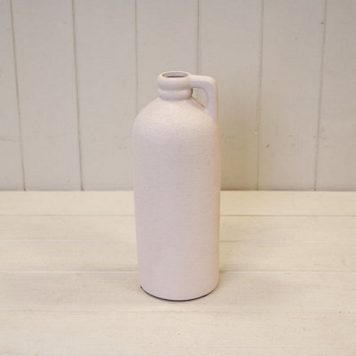 Satchville White Tall Textured Jug from B&Q