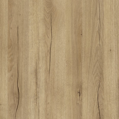 Omega Modern Ashdown Oak Square Edge Laminate Kitchenn Splashback3000 X 600mm X 8mm from B&Q