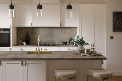 Omega Modern Caldeira  Square Edge Laminate Kitchen Splashback3000 X 600mm X 8mm from B&Q