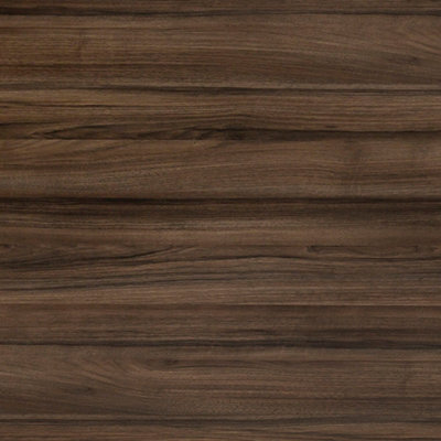 Wilsonart Noyer Flamme Matt Brown Dark Wood Effect Laminate Kitchen Upstand (L)3000mm from B&Q