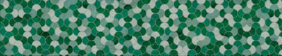 Alloy Emerald Scallop Kitchen  Splashback 3050mm X 600mm X 4mm from B&Q