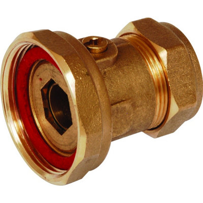 Plumbright Ball Type Pump Valve 22mm from B&Q