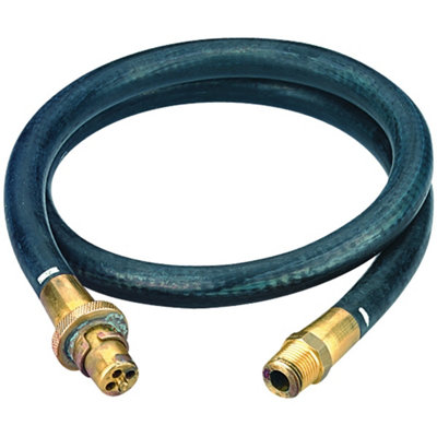 Tesla Gas Cooker 3' Hose (Natural Gas) Flexible 1/2" Bayonet (Old Type) from B&Q