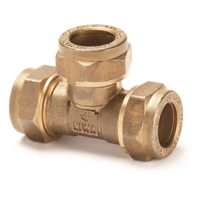 Plumbright Compression Equal Tee 35mm P701.10 from B&Q