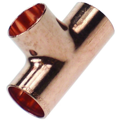 Plumbright Endfeed Equal Tee 10mm 30051705 from B&Q