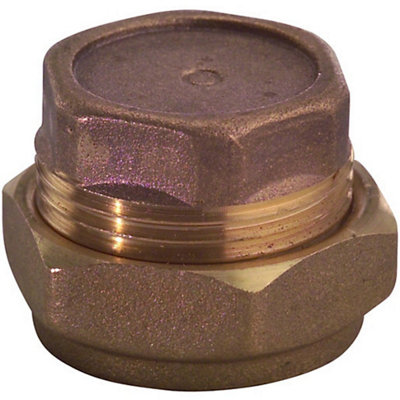 Plumbright Compression Stop End 10mm P923.2. G35110 from B&Q