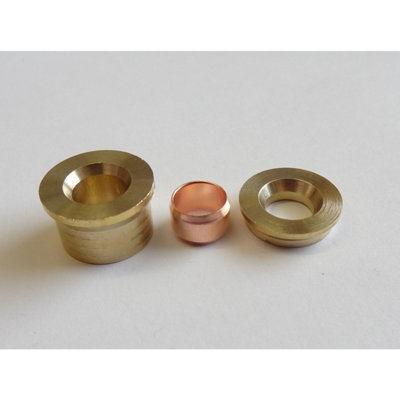 Plumbright Compression Reducer Set 15mm X 8mm G348158 from B&Q