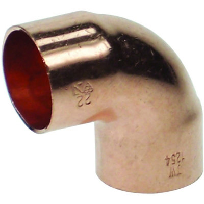Plumbright Endfeed Elbow 90 Degree 10mm 30024805 from B&Q