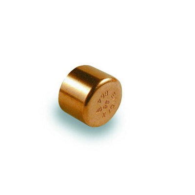 Plumbright Endfeed Stop End 15mm 78080 from B&Q