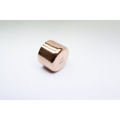 Plumbright Endfeed Stop End 35mm 30063220 from B&Q