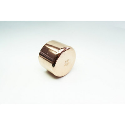 Plumbright Endfeed Stop End 42mm 30063223 from B&Q