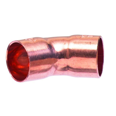 Plumbright Endfeed Obtuse Elbow 45 Degree 28mm 78647 from B&Q