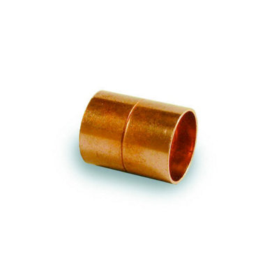 Plumbright Endfeed Straight Coupling 22mm 78019 from B&Q