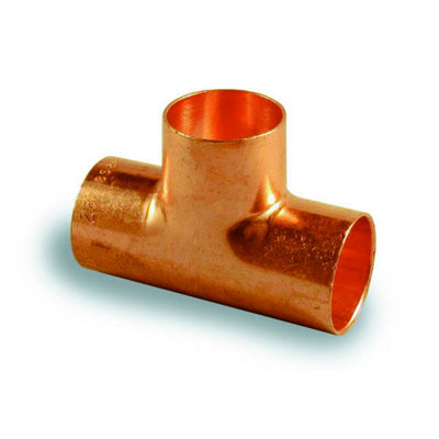 Plumbright Endfeed Equal Tee 28mm 78711 from B&Q