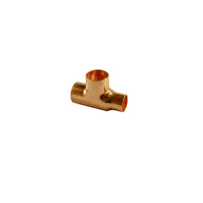 Plumbright Endfeed One End Branch Reduced Tee 22 X 15 X 22mm 78845 from B&Q