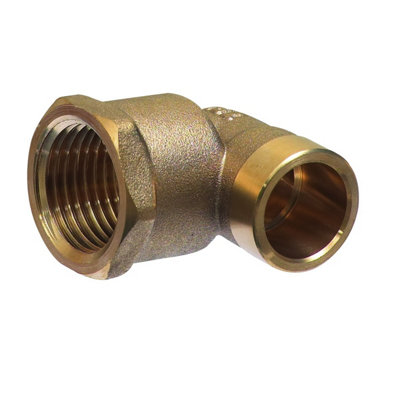 Plumbright Endfeed Elbow Female 90 Degree 15mm X 1/2" P803Ef06 from B&Q