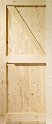 Xl Joinery External Door Pine Framed Ledged & Braced Gate 1981 X 915mm (36") from B&Q