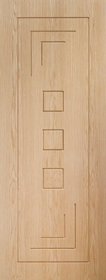 Xl Joinery Internal Oak Pre-Finished Altino Door 1981 X 838 X 35mm (33") from B&Q