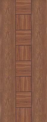 Xl Joinery Internal Walnut Pre-Finished Messina Door 1981 X 838 X 35mm (33") from B&Q