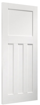 Xl Joinery Internal White Primed Dx Door1981 X 686 X 35mm (27") from B&Q