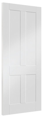 Xl Joinery Internal White Primed Victorian Shaker Door2040 X 826 X 40mm from B&Q