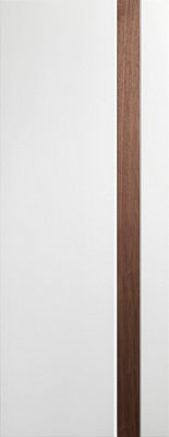 Xl Joinery Internal White/dark Grey Pre-Finished Praiano Door 1981 X 686 X 35mm (27") from B&Q
