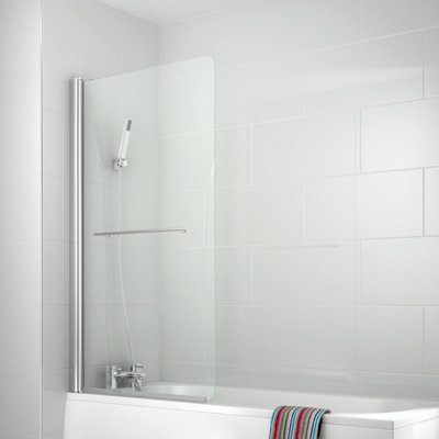 Iflo Ravana Single Panel Bath Screen 1500 X 850 mm from B&Q