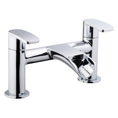 Iflo Waterscade Bath FillerChrome from B&Q
