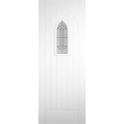 XL Joinery External Tricoya Double Glazed WestminsterScreen Printed Glass1981 X 838 X 44mm (33") from B&Q