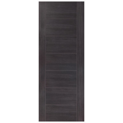 Xl Joinery Internal Laminate Umber Grey Palermo Fire Door 1981 X 838 X 44mm (33") from B&Q