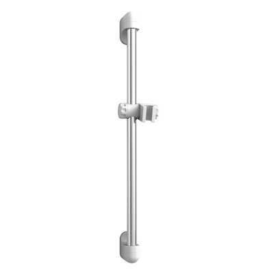 Iflo Riser Rail Chrome And White 650mm 800245 from B&Q