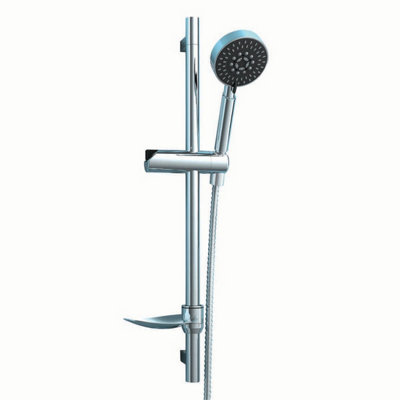 Iflo 5 Mode Shower Riser Rail Kit With Soap Dish & Hose from B&Q
