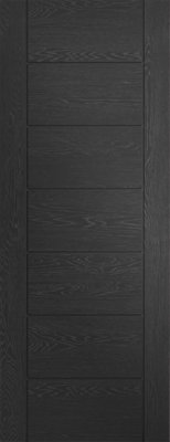 Internal Black Fd30 Fire Door2040 X 926 X 44mmPalermoXl Joinery from B&Q
