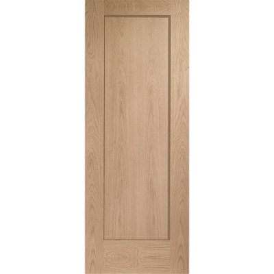 XL Joinery Internal Oak Pre-Finished Pattern 10 Fire Door1981 X 762 X 44mm (30") from B&Q