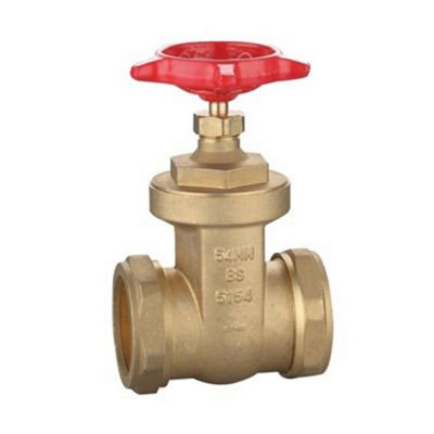 Plumbright 54mm Brass Gatevalve Wheel Head Dzr from B&Q
