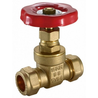 Plumbright 42mm Brass Gatevalve Wheel Head Dzr from B&Q