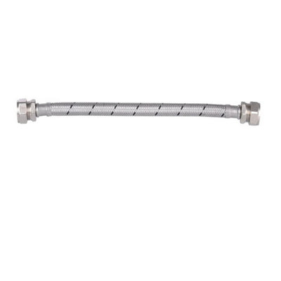 Plumbright Compression X Compression Nut Flexible Hose 15mm X 15mm100mm (Braided Single) Jl1515-100 from B&Q