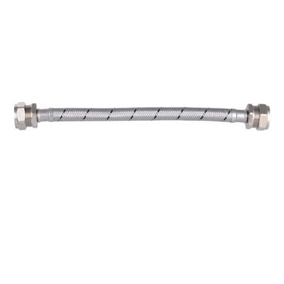 Plumbright Compression X Compression Nut Flexible Hose 22mm X 22mm500mm (Braided Single) Jl2222-50 from B&Q