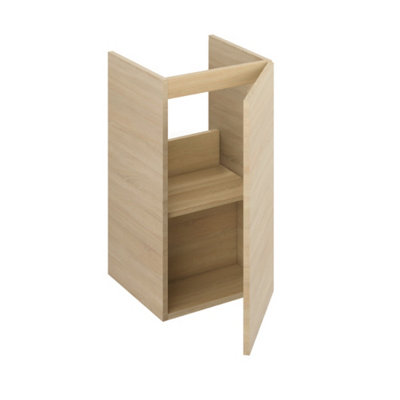 Iflo Aliano Oak Base Unit With Pre-Cut Service Void 400mm X 380mm 762702 from B&Q